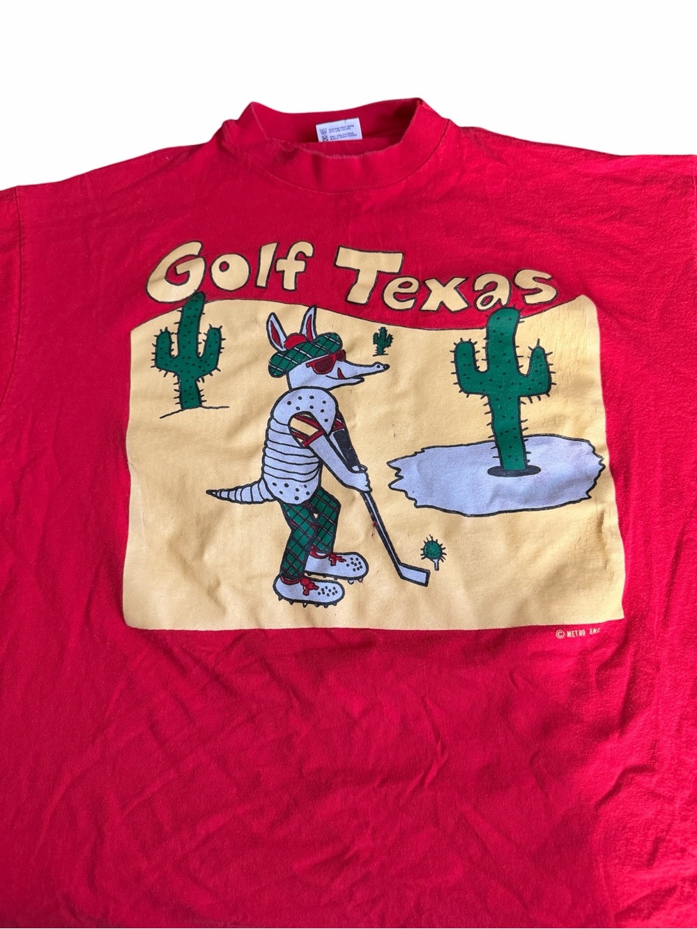 Anvil Red Kids 'Golf Texas' Graphic Tee